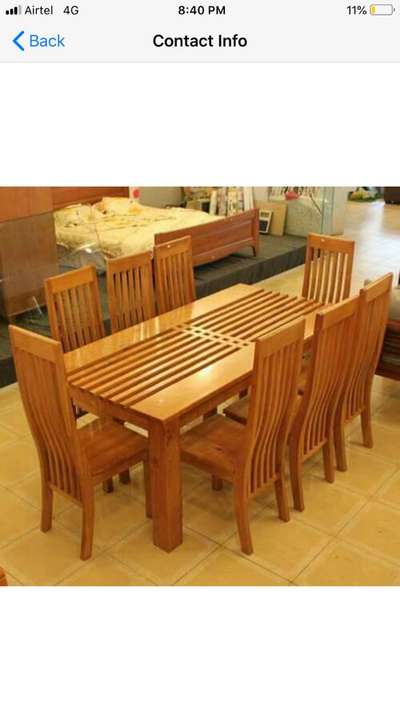 dining #wooden dining table &chair