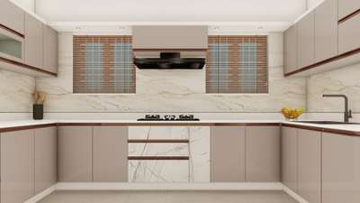 #KitchenIdeas #ClosedKitchen #greywhite