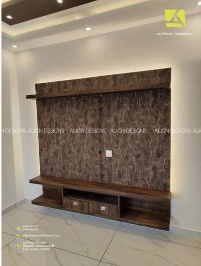 Completed Tv unit @ Kakkanad
ALIGN DESIGNS 
Architects & Interiors
2nd floor,VF Tower
Edapally,Marottichuvadu
Kochi, Kerala - 682024
Phone: 9562657062