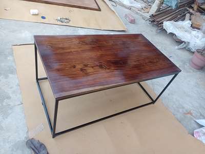 Sheesham wood coffee table metal frame with Wooden top # #CoffeeTable #centertable