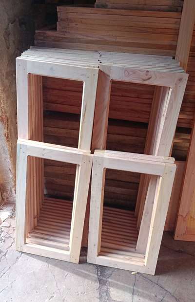 Mahagani Wood window frames , 9605501376, Per pcs 800/-