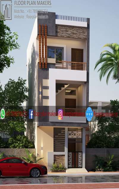 10x40 house design by floor plan makers 
 #ElevationDesign 
 #structuralengineering 
 #CivilEngineer 
 #facadedesign 
 #architecture