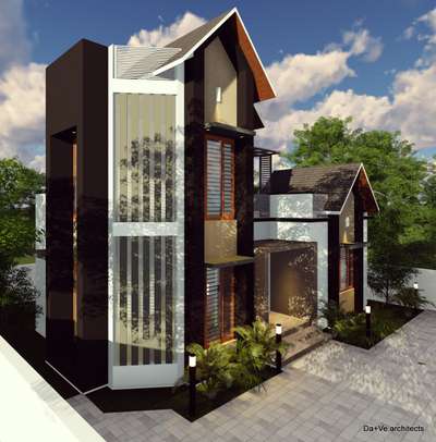 GREEN BUILDING 
A green home is a type of house designed to be environmentally sustainable. Green Home focus on the efficient use of “ energy, water and building materials “. A green home may use sustainably sourced environmentally friendly and recycled building materials. It may include sustainable energy sources such as solar or geothermal, and be sited to take maximum advantage of natural features such as sunlight and true cover to improve energy efficiency.

#architecturekerala