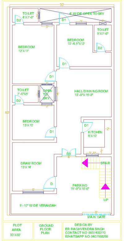 30X50 Home Plan