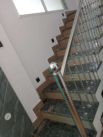 #bhopal  #StaircaseIdeas  #stairrailing  #stainlesssteelrailing