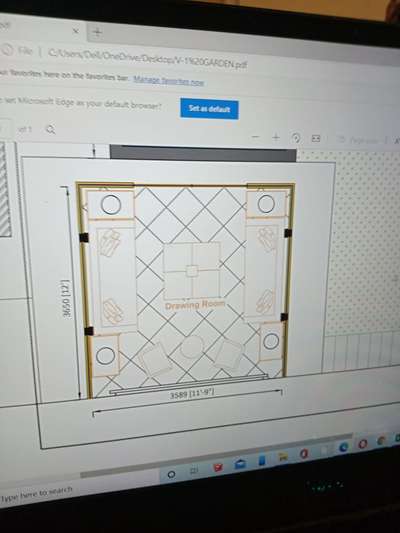 villa drawing