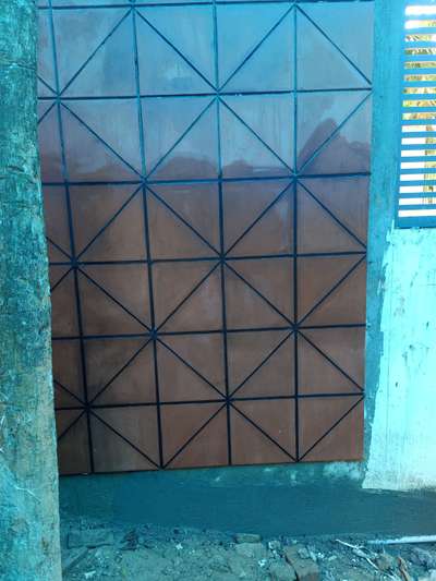 cladding work 300*300 Terra cotta tile cross cutting design work with eppoxy