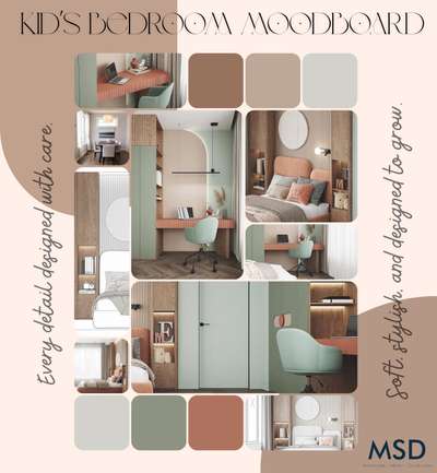 #moodboard  #BedroomDecor  #kidsroomdesign  #colorpalette