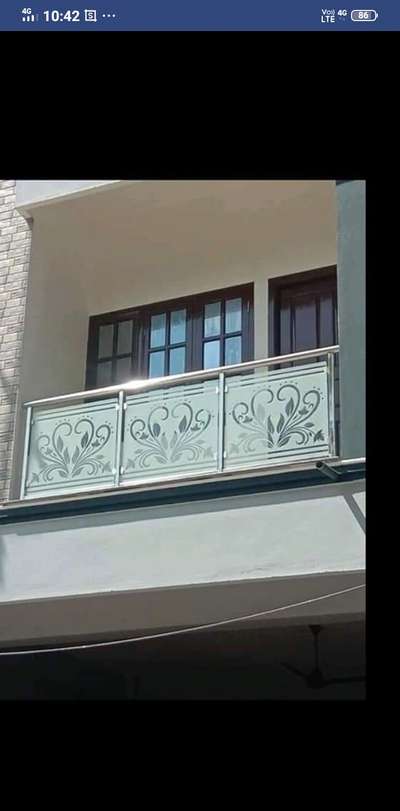 Hand rails and balcony