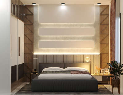#bedroom#design#grey#concept#