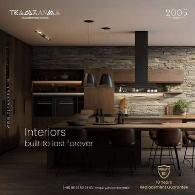 Built to last forever, designed to impress.

#interior #interiordesign #interiordesigning #modularkitchen #kitchen #architecture #teamkarma #banglore