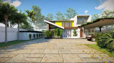 #keralahomeexterior #keralahomeplanners #keralahomedesigns  #keralahousedesigns #keralaexterior #keralahomes #lumion3d #lumionrender #keralahomeplans #designkerala