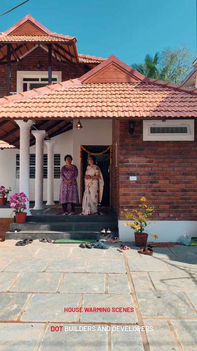 Housewarming of Vaxhuthacaud residence.. 

#tropicalarchitecture #trivandrumarchitects #keralaarchitects #contextualarchitecture #residencedesign #Completedproject #exposedbrick #athanguditiles #traditionalroof