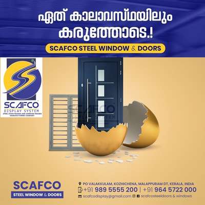 Scafco Steel Doors and windows manufacturing company 9895555200