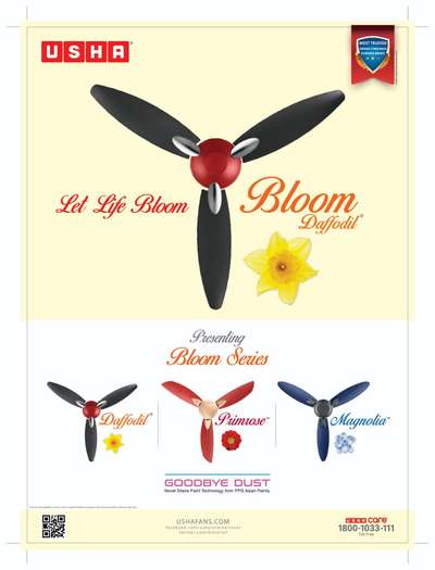 Usha Bloom Daffodils Ceiling Fans