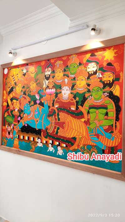 Kerala mural paintings
Ananthashayanam paintings
Shibu Anayadi..9847490699