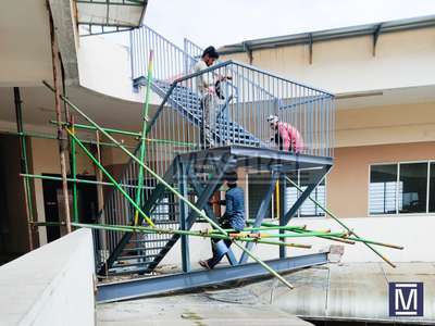 Stairs from Seventh Floor to Roof top built for fire rescue purpose

mastrel.in