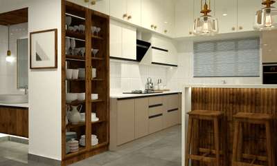 #freelancedesigner  #kitchen  #ModularKitchen  #crockey  #washunit  #DiningTable  #OpenKitchnen  #breakfastcounter