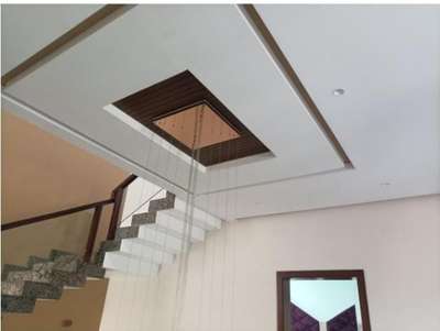 Gypsum ceiling with PVC