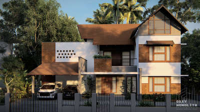 On-going 4BHK Residential project at Vattappoyil, Kannur | Built-up area  2870 sq.ft in a plot of 12.50 cents  #ContemporaryHouse   #architecture #design #art #interiordesign #kitchendesign #modularkitchen #architecturephotography #keralaarchitects  #archilovers #architecturelovers #tropicalarchitecture #architecturekerala #terracotta #traditionalhomedecor #kannurarchitects #keralaarchitects #kannurexotic #keralatraditional #keralahomedesign