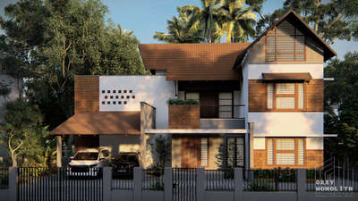 On-going 4BHK Residential project at Vattappoyil, Kannur | Built-up area  2870 sq.ft in a plot of 12.50 cents  #ContemporaryHouse   #architecture #design #art #interiordesign #kitchendesign #modularkitchen #architecturephotography #keralaarchitects  #archilovers #architecturelovers #tropicalarchitecture #architecturekerala #terracotta #traditionalhomedecor #kannurarchitects #keralaarchitects #kannurexotic #keralatraditional #keralahomedesign