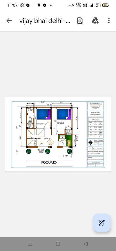 #2DPlans #2BHKHouse #2dautocaddrawing