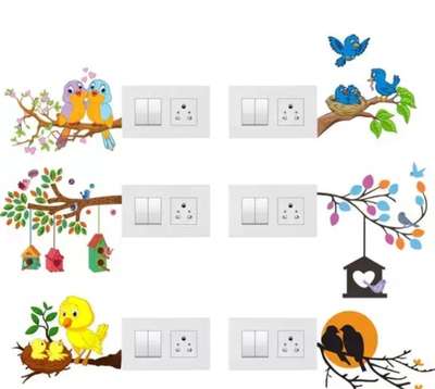Sticker Yard PVC Vinyl Switch Board & Wall Sticker Switch Stickers 
Name: Sticker Yard PVC Vinyl Switch Board & Wall Sticker Switch Stickers 
Product Breadth: 30 cm
Product Height: 30 cm
Product Length: 0.5 cm
Net Quantity (N): 6

Country of Origin: India