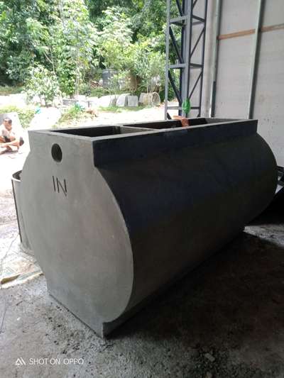 Ready made concrete septic tank manufacturing and erection