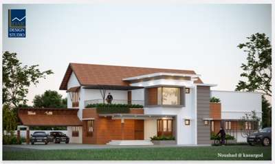 Noushad Bedi residence at kasaragod... 3400 sqft.