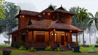 1480 sqft 3bhk കേരളതനിമയുള്ള വീട്