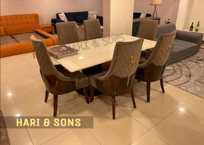 HARI & SONS LUXURY FURNITURE AND INTERIOR DESIGNER

luxury 6 seater sining table
with onyx marble

for.more details call us
96509809.06
79825522.58 

 #RectangularDiningTable #DiningTable #DiningChairs #DiningTableAndChairs #dining #diningset #diningroomconcept #onyxmarble