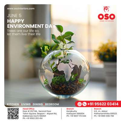 This year's World Environment Day campaign focuses on land restoration, desertification and drought resilience under the slogan “Our land. Our future. #osointeriors