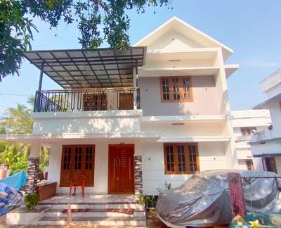 One of our Finished Project
Location: Kottekad,Thrissur dist

3Bedroom attached Toilet
Living & Dining
Kitchen & Workarea
Spacious Stair Room Living
Balcony with Polycarbonate Roofing (Not covered in Sqft)

Area: 1575/Sqft