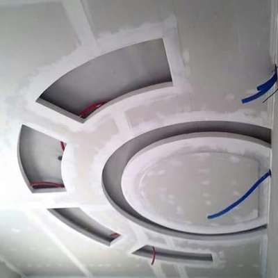*Gypsum board false ceiling*
with material 100 sqft cope pata Raning fit
mo-9958771394