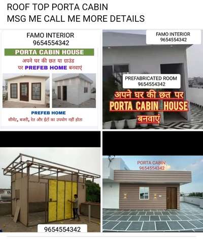 PORTA CABIN FOR TERRACE