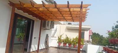 Wooden pergola