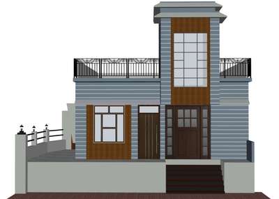 #3dhouse  
 # 1100Sqft 3D hoise Plan