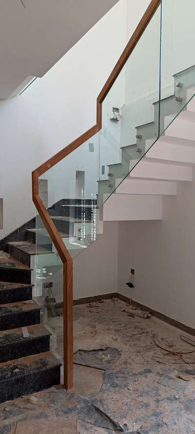 glass staircase