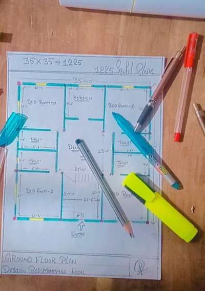 35×35 house map