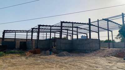 PEB manufacturing  #pebbuilding #constructionsite #civilconstruction