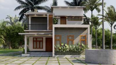 proposed renovation work at Kunnamangalam 
 #HouseRenovation  #ContemporaryDesigns  #extrior_design