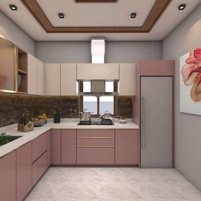 #KitchenIdeas #LShapeKitchen