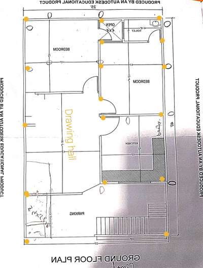Suggest second floor plan two 1 bhk separate flat