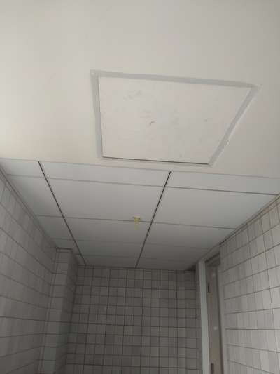 bathroom grid ceiling with metireal Sqrft 80 rupees