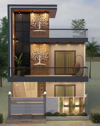 3d elevation design of house contact us for 2d or 3d interior design 
 #Mordern  #ElevationDesign  #InteriorDesigner