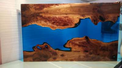 Epoxy resin dinning table top, Size: 5 x 3
youtube page: Milton wood