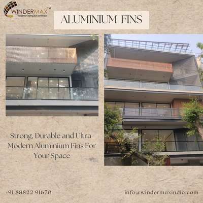 Windermax India presenting you aluminium Louvers and fins real site photo 
.
.
#aluminiumlouvers #aluminium #Exterior #wpcinterior #louvers #elevation #Interiordesigner #Frontelevation #modernexterior  #Home #Decor #louvers #interior #aluminiumfin #fins #wpc #wpcpanel #wpclouvers #homedecor  #elevationdesign #architect #interior #exteriordesign #architecturedesign #fin #interiordesigner #elevations #drawing #frontelevation #architecturelovers #home #aluminiumfins
.
.
For more details our all products please visit websites
www.windermaxindia.com
www.indianmake.co.in 
Info@windermaxindia.com
or call us on 
8882291670 9810980278

Regards
Windermax India