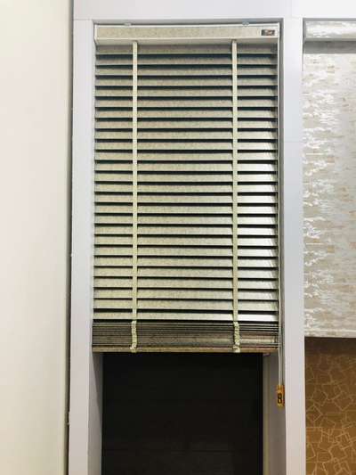 wooden window blinds