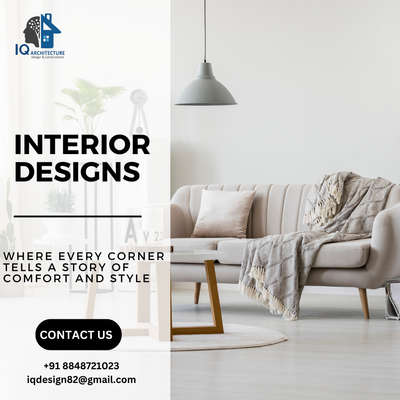 Transforming spaces into havens of style and comfort. ✨ 
.

.

.

contact us
+91 8848721023
iqdesign82@gmail.com