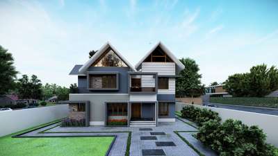 exterior done #exterior3D  #ContemporaryHouse   #HouseDesigns